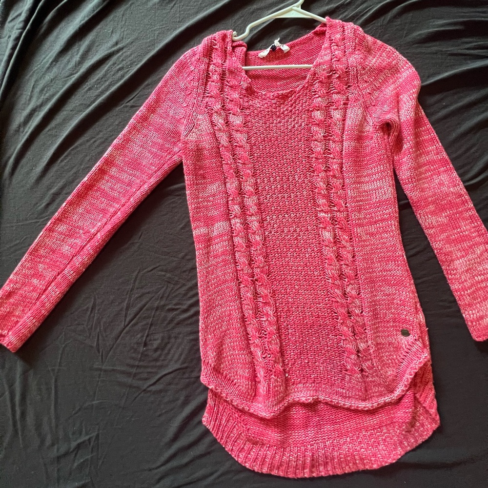 U.S Polo Assn Red with a tiny bit of pink hue sweater.